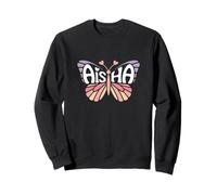 Aisha Butterfly - Personalizzato Carino Nome Word Art Felpa
