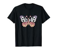 Aisha Butterfly - Personalizzato Carino Nome Word Art Maglietta