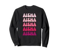 Aisha First Name Minimalist Design Felpa
