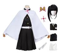 AISHANGYIDE Tsuyuri Kanawo Cosplay Costume con Parrucca e Accessori Anime Kimetsu No Yaiba Cosplay Outfit Kanawo Uniforme Halloween Carnival Party Stage Performance Costume Adulto