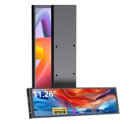 AISHICHEN 11.26" Mini monitor FHD 1920x440 PC cassa schermo LCD pannello IPS con HDMI e Tipo-C per CPU GPU visualizzazione della temperatura Raspberry Pi e laptop