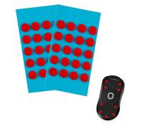Aisikoo Set di 40 pattini da mouse per Wallhack Pro, Superglide Performance su vetro, 0,6 mm di spessore per il massimo controllo e lo scorrimento senza sforzo, piedini del mouse per gioco e ufficio