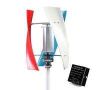 AISINILALAO 12000W 42.65Ft/S 3 Pale ad ASSE Verticale generatore di Turbine eoliche Kit Mulino a Vento Domestico Sistema Eolico Ibrido con Controller per casa, Affari,48V