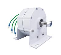 AISINILALAO 12v,Generatore a Magnete Permanente Senza Ingranaggi da 12000W, alternatore AC a Bassa velocità con Base, Utilizzabile Come generatore Eolico con controllore MPPT (110V/220V)