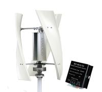AISINILALAO 12v,Generatore a magneti permanenti Verticale della turbina eolica da 10000 W, Mulino a Vento a Basso Rumore a 3 Pale con Controller per Case mobili di Case mobili (12V)