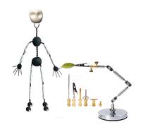 AISINILALAO 14cm,Kit di Armatura Stop Motion, Stop Motion Animation Rigging e avvolgitore, con binari Verticali e Orizzontali, Kit di Armatura Stop Motion per animatori (12CM-20CM)