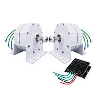 AISINILALAO 220v, Generatore a Magnete Permanente brushless da 12000W -12V 24V 48V, Design Senza Ingranaggi per Un Funzionamento Silenzioso, Ideale per mulini a Vento, Micro idroelettrico