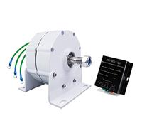 AISINILALAO 24v,Generatore a Magnete Permanente Senza Ingranaggi da 12000W, turbina eolica Verticale da 110V/220V, generatore di energia Gratuita con Potente Uscita AC 220V per Uso Domestico.