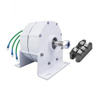 AISINILALAO 48V,8000W generatore di magneti permanenti per Turbine eoliche domestiche, 3 Phase12v 24V 48V generatore di magneti permanenti a Bassa Rotazione con Base per turbina eolica turbina