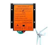 AISINILALAO 48v,Controller di Carica e scarica MPPT da 10000W, caricabatteria Automatico per Turbine eoliche 12V 24V 48V con carico di Scarico per Uso Domestico