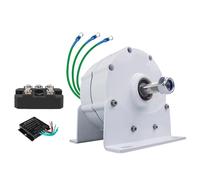 AISINILALAO 9000W 12V 24V 48V con generatore AC a magneti permanenti Senza Ingranaggi con Base, Silenzioso, con raddrizzatore/Controller, Adatto per Turbine idrauliche/eoliche,48V