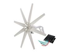 AISINILALAO 9000W Orizzontale Home Wind Generator Windmill Energy Turbines 12V 24V 48V 220V Wind Turbine Kit off-Grid Power per Il Sistema di Generazione di Energia Solare,12v