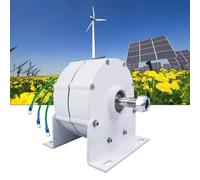 AISINILALAO Alternatore AC a Magnete Permanente Senza Ingranaggi 12000W, generatore a Magnete Permanente a Bassa RPM a Basso Numero di Giri RPM per turbina a turbina a Vento per Acqua,12V
