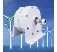 AISINILALAO Basso RPM 400R/Min 3 Fase Generatore di Magneti Permanente Senza Ingranaggi 600W-3000W 12V 24V 48V Alternatore AC Piccolo per Fai da Te La Tua Turbina A Vento Orizzontale,12v