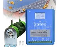 AISINILALAO Controller Solare del Vento Ibrido da 15000 W -off Grid con scaricatore di Scarico del generatore di turbina a turbina eolica MPPT da 12v/24V/48 V per casa, Barca, Luce Stradale,12V