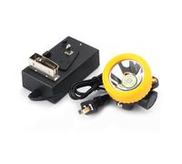 AISINILALAO Faro da Miniera LED superluminoso, Lampada mineraria Ricaricabile ad Alto Lumen per Casco con Alimentazione, Faro da Miniera Impermeabile, Casco antideflagrante per Uso Esterno