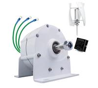 AISINILALAO Generatore A Magneti Permanenti AC 1200W con Base, Alternatore AC Senza Ingranaggi A Bassa velocità 12V/24V 48V con Controller per La Generazione di Energia Idroelettrica E Eolica,48v