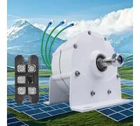 AISINILALAO Generatore RPM Basso 12V 24V 48V 48V 3 Fase Senza Ingranaggi a Magnete Permanente alternatore Volto con raddrizzatore per Turbine idroelettriche, Turbine eoliche (400W),48v