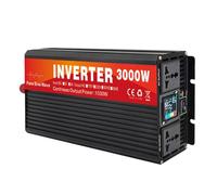 AISINILALAO Invertere di Potenza 3000W, Convertitore AC da 12V DC A 230V con Display A LED per RV, Camion, Inverter di Onda Sinusoidale Pura di Emergenza Solare off-Grid,48V to 110V