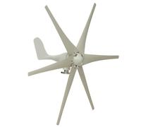 AISINILALAO Kit Generatore Eolico da 3000W 6 Pale 12V 24V 48V 220V Generatore Eolico Esterno per Uso Domestico con Controller Generatore Eolico per Sistema Eolico Solare,24v