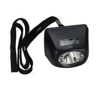 AISINILALAO Lampada da Miniera a Lunga Durata di 30 Ore, Faro LED Ricaricabile da 5000mAh per Casco, Impermeabile IP67