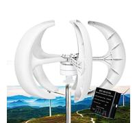 AISINILALAO Turbine a Turbine eoliche a turbina eolica da 14000W Lanterne 5 Pale con Controller 12V 24V 48V 220V per Un generatore di magneti Permanente a 3 Fasi CA CA,12v