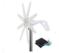 AISINILALAO Turbine Eoliche ad ASSE Verticale da 6000W-10000W, Kit Generatore da 12V 24V, Turbine per Energia Eolica per Generazione di Potenza Superiore con Controller di Carica MPPT,48v