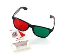 AISITESY 1 Set Rosso/Verde Poker Anti-Soppressione Visione Ambliopia Strabismo Trainer Traning Strumenti