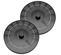 AISITIN Fontana Solare da Giardino Esterno 2,5W Pompa Solare per Fontana da Esterno Kit Pompa per Fontana Solare con 6 Effetti Ugelli per Laghetto, Piscina, Vaso dei Pesci e Bagno per Uccelli(2 pezzi)