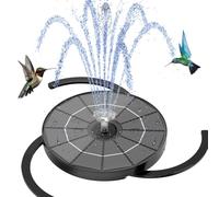 AISITIN Fontana Solare da Giardino Esterno con 4 Effetti Spray, Fontana Solare per Laghetto 3.5W, Pompa Acqua ad Energia Solare Galleggiante con Staffa Regolabile per Stagni/Vasca Uccelli/Giardino