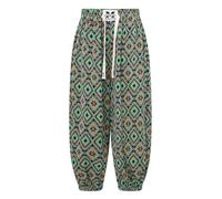 Aislor Bambina e Bambino Hippie Harem Larga Boho Pantaloni Hippy Retro Yoga Pants Pantaloni Cargo Elasticizzati Tipo C 7-8 Anni
