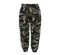 Aislor Pantaloni Lunghi in Cotone Bambino Camouflage Cargo Pantaloni Mimetici Casual Ragazzo Salopette Pantaloni con Tasche Ragazzi Pantaloni Sportivi Jogging Corsa Camouflage A 3-4 Anni