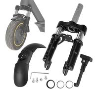 Aisny Forcella Ammortizzata per Monopattino Elettrico, Kit di Sospensione Anteriore per Segway Ninebot F20 F25 F30 F40 F40i F65 D18e D28e D38e D40x con Cavalletto Parafango E Accessorio Parafango