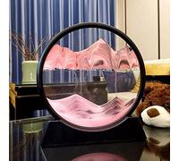 Aisny Paesaggio Sabbia, 3D Pittura Sabbia Fluida Immagine Dinamica Sabbia Deep Sea Sandpicture Decorazione Autunnale Sandpicture Rotating Relaxation Desk Decorazione Tavolo con Sabbia 7 Pollici