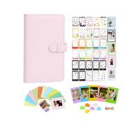 Aisnyho Kit di accessori per pellicole istantanee per fotocamere Mini LiPlay 12 11 9 8+ 8 evo 99 SE 40 90 70 50S 26 25 7S, include album/adesivi pellicola/mini cornice/clip colorata, Fiore Rosa
