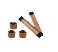 Aisonbo Creatore per chignon, misura 15 cm, per chignon magico, per acconciare i capelli dei bambini, colore marrone, confezione da 3