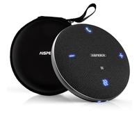 AISPEECH Microfono da conferenza Bluetooth M4 con riduzione del rumore AI, trascrizione AI Full Duplex, USB, 360 ° Voice Pickup Altoparlante USB, Altoparlante per conferenze, Office in