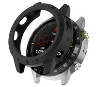 AISPORTS 2 PCS Compatibile con Garmin MARQ Gen 2 Athlete/Captain/Golfer/Aviator Case, Custodia Protettiva Antiurto con Bordo Silicone TPU Custodia Protettiva per Custodia Protettiva per Garmin MARQ 2