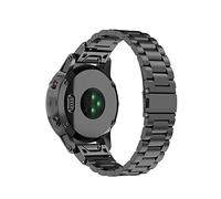 AISPORTS Cinturino con Orologio Quick Fit 22mm Compatibile con Garmin Forerunner 745/935/945/955/965 Cinturino Acciaio Inossidabile, Cinturino di Ricambio Cinturino per Garmin Descent G1/Quatix 7/6/5