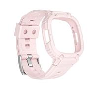 AISPORTS Cinturino in Silicone Compatibile con Fitbit Versa 4/Versa 3 Cinturino con Custodia Protettiva, Custodia Protettiva per Orologio Armor Shell Cover con Cinturino per Fitbit Sense 2/Sense