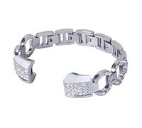 AISPORTS Compatibile con Cinturino Fitbit Alta, Cinturino Fitbit Alta Acciaio Inossidabile Bling Glitter Diamanti Strass Braccialetto Cinturino di Ricambio per Fitbit Alta/Alta HR Fitness Tracker