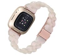 AISPORTS Compatibile con Cinturino Fitbit Versa 3/Fitbit Sense Cinturino in Resina Donna, Cinturino Regolabile Sottile in Resina con Fibbia in Metallo Cinturino di Ricambio per Fitbit Versa 3/Sense