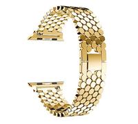 AISPORTS Compatibile con Cinturino per Apple Watch 41mm 40mm 38mm per Donna Uomo, Cinturino di Ricambio per Cinturino in Acciaio Inossidabile Regolabile per Apple Watch SE/iWatch Series 7/6/5/4/3/2/1