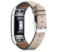 AISPORTS Compatibile con Fitbit Charge 2 Cinturino, Fitbit Charge 2 Cinturino Pelle Morbido e Traspirante Cinturino Sportivo Fibbia in Metallo Cinturino di Ricambio per Fitbit Charge 2 Fitness Tracker