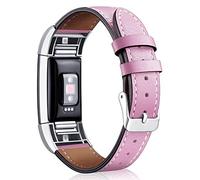 AISPORTS Compatibile con Fitbit Charge 2 Cinturino, Fitbit Charge 2 Cinturino Pelle Morbido e Traspirante Cinturino Sportivo Fibbia in Metallo Cinturino di Ricambio per Fitbit Charge 2 Fitness Tracker