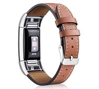 AISPORTS Compatibile con Fitbit Charge 2 Cinturino, Fitbit Charge 2 Cinturino Pelle Morbido e Traspirante Cinturino Sportivo Fibbia in Metallo Cinturino di Ricambio per Fitbit Charge 2 Fitness Tracker