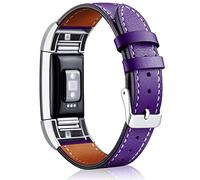 AISPORTS Compatibile con Fitbit Charge 2 Cinturino, Fitbit Charge 2 Cinturino Pelle Morbido e Traspirante Cinturino Sportivo Fibbia in Metallo Cinturino di Ricambio per Fitbit Charge 2 Fitness Tracker