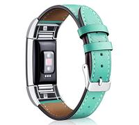 AISPORTS Compatibile con Fitbit Charge 2 Cinturino, Fitbit Charge 2 Cinturino Pelle Morbido e Traspirante Cinturino Sportivo Fibbia in Metallo Cinturino di Ricambio per Fitbit Charge 2 Fitness Tracker