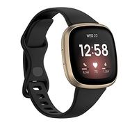 AISPORTS Compatibile con Fitbit Versa 4/Versa 3/Sense Cinturino in Silicone per Donna Uomo, Silicone Traspirante Cinturino Sportivo Cinturino di Ricambio per Fitbit Versa 4/Versa 3/Sense Smart Watch