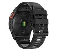 AISPORTS Compatibile con Garmin Descent MK1/MK2/MK2i Cinturino in Silicone, 26mm Cinturino per Orologio Montaggio Rapido Morbido Cinturino di Ricambio per Garmin Instinct 2X Solar/Epix PRO Gen 2 51mm